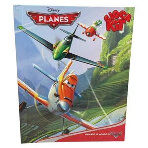 Disney Planes Book and Character Figure Box Set New Italian